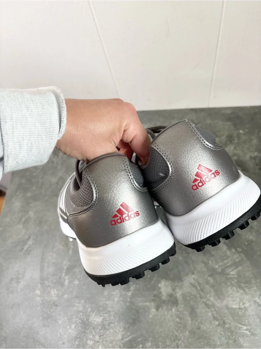 Adidas Tech Response 2.0 Grey Soft Spike Golf Shoes EE9123 Men's Size 11